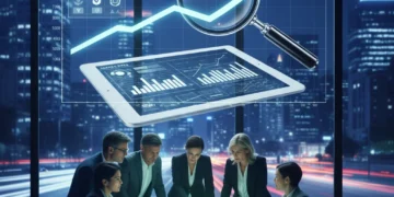 Competitive Growth Strategies: Outperforming Rivals by 10% in Market Share by 2027 Dynamic growth chart symbolizing competitive market outperformance and strategic business growth.