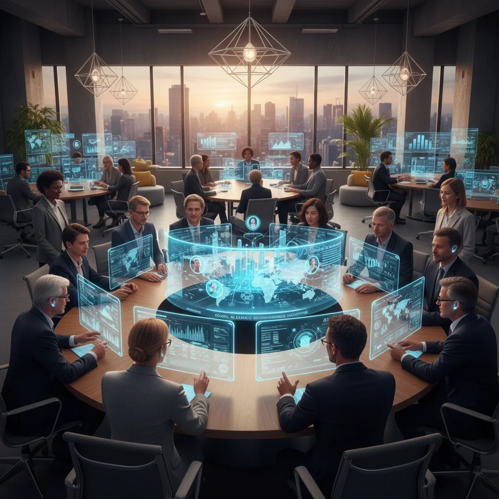 Global collaboration and decentralized decision-making in a startup setting