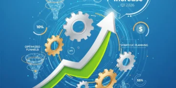 Q1 2026 revenue growth playbook with 15% increase target and optimized funnels