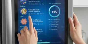 Smart Appliance Trends 2026: Investment Worthiness Guide Smart refrigerator touch screen with meal planning and energy data